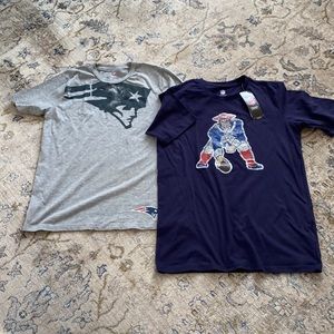 BUNDLE OF SIZE L BOYS NE PATRIOTS TSHIRTS